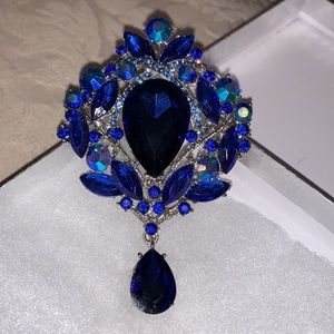Royal, Royal Blue Brooch